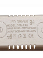 Светодиодный драйвер Led Driver: 8-24W DC25-80V 230mA