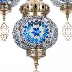 Citilux Каир CL419166 Люстра подвесная Мозаика Синяя