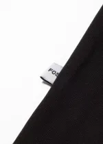 Футболка FOS Цветок чёрная