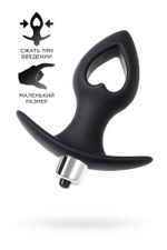 Анальная вибровтулка-расширитель POPO черная 10 см