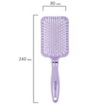 Расческа для волос массажная, широкая, 24х8 см, фиолетовая, MONTE VITA (МОНТЕ ВИТА), 457419