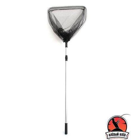 Подсачек складной телескопич. Namazu L- 180 см, квадратный обод 75х60 см, капрон/25/