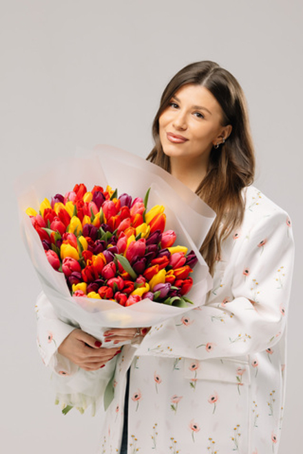 Микс 101 тюльпан