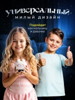 Часы ночник будильник детские силиконовые PROLAAL , с календарем и с температурой, с подсветкой.