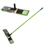 Швабра с черенком 110см с насадкой бархат эконом HP-M19, Happy Panda