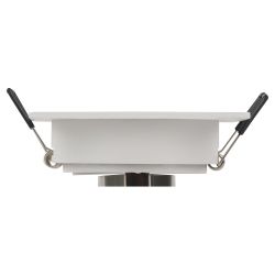 Встраиваемый светильник алюминиевый ЭРА KL85 WH MR16/GU5.3 белый | Алюминиевые встраиваемые светильники