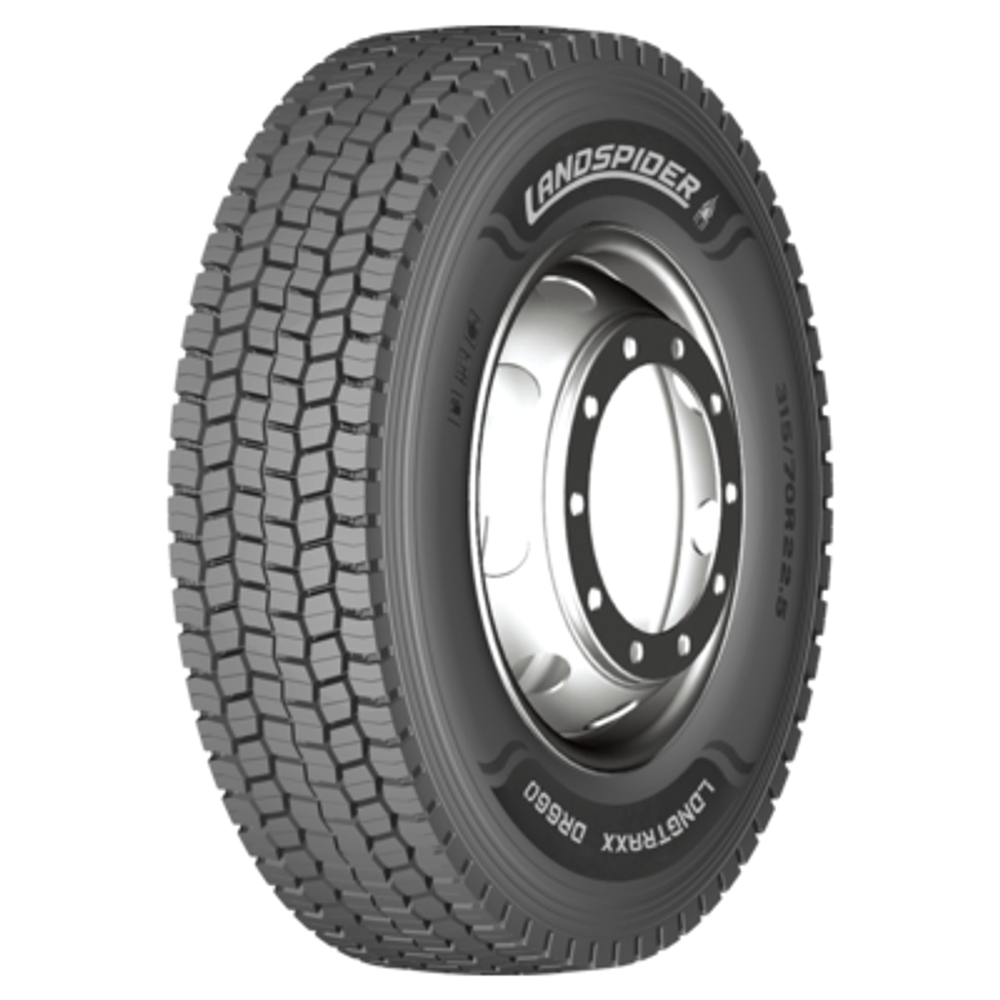 Грузовая шина Landspider 315/80R22,5 157/154L Longtraxx DR660 TL 20PR ТАИЛАНД, Ведущая ось