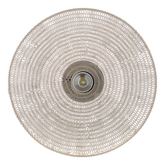 Светильник настенный vinger, D37,5х19 см, бежевый