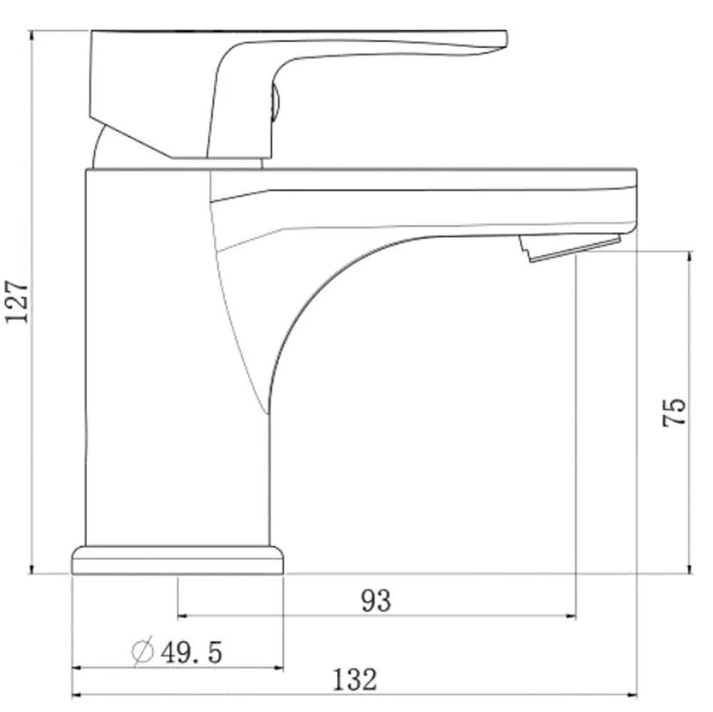 Смеситель Royce Uno для раковины (RCM-120701CR)