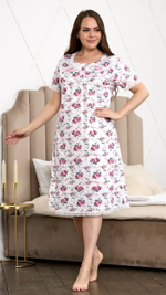 Сорочка с к/р 9404-2 (розовый)