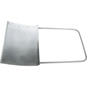 Движок для уборки снега стальной оцинкованный, 755 х 495 х 1245 мм, стальная рукоятка, Сибртех