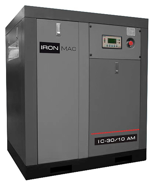 Винтовой компрессор ironmac ic 30/10 vsd с частотным преобразователем