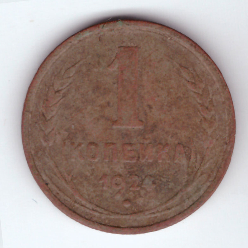 1 копейка 1924 г. СССР. G-VG