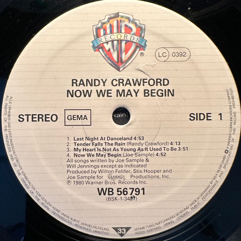 Randy Crawford - Now We May Begin (Германия 1980г.)