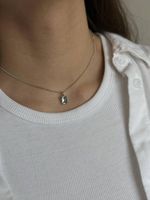 Подвеска Crystal Classic с голубым топазом