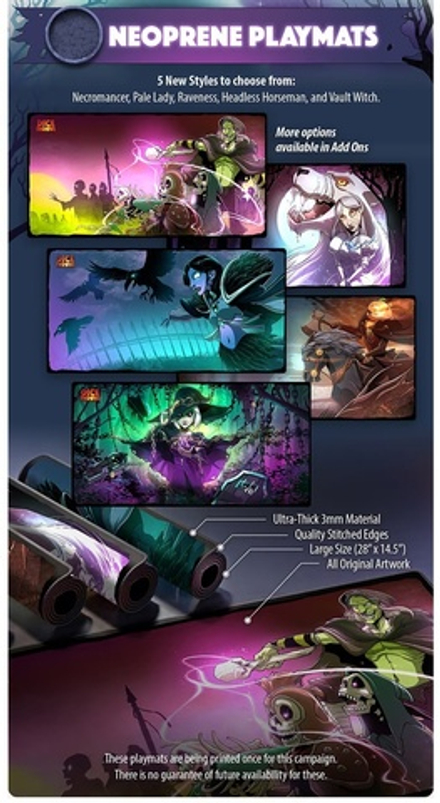 [Предзаказ] Dice Throne Outcasts - Neoprene Playmats*