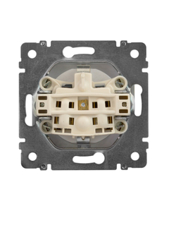 0322 Legrand Розетка с крышкой чёрный