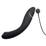 Темно-серый вибромассажёр 17,6см для точки G c вакуумной стимуляцией Womanizer OG Pleasure Air for the G-Spot Vibrator & Stimulator Dark Gray WZ171SG5