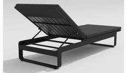 Villino, шезлонг антрацит/антрацит, алюминий