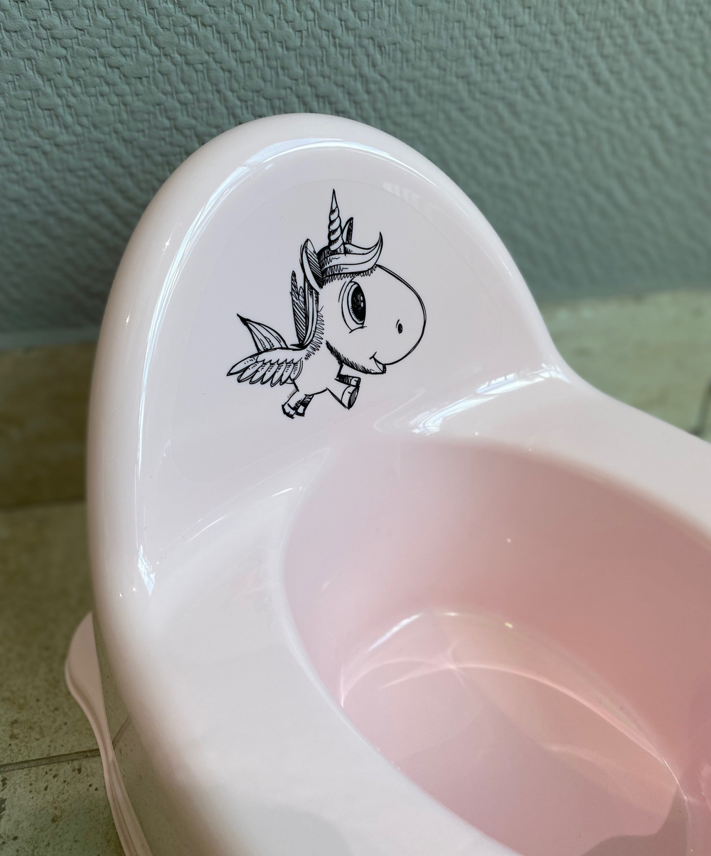 Горшок детский "Единорог" (pink-розовый)