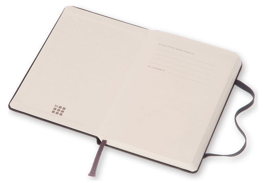 Блокнот Moleskine Classic Large 130х210мм 240стр пунктир твердая обложка черный (QP066)