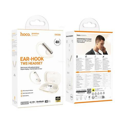 Беспроводные наушники Hoco EW206 (milky white)