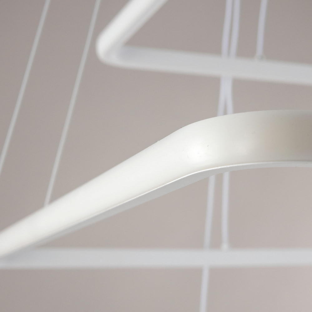 Citilux Неон Смарт CL731AK110E Умная подвесная люстра Белая