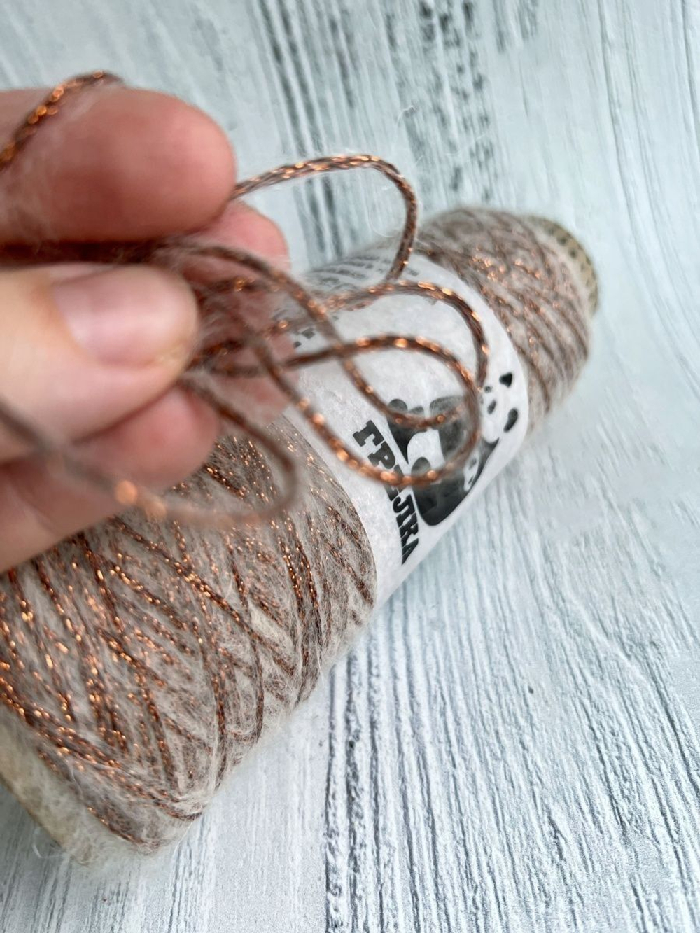 Пряжа шнур люрекс с мохером Спетакколо