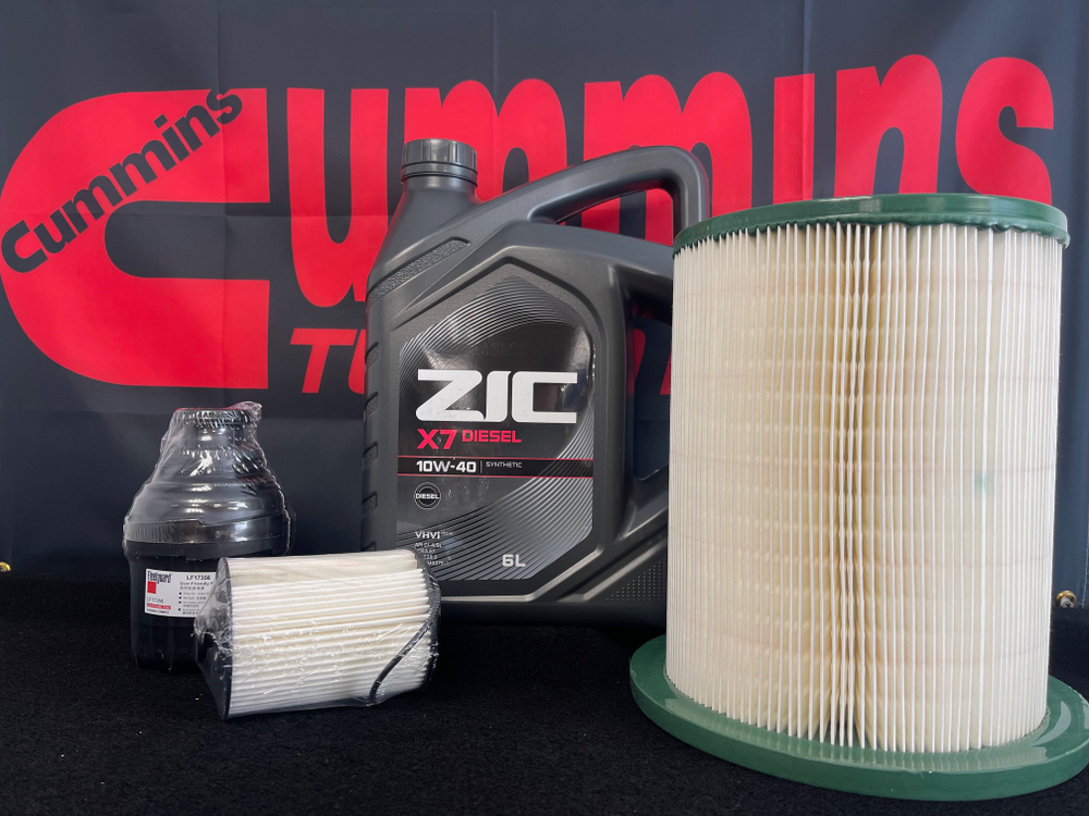 Комплект для ТО с маслом ZIC X7 и высоким воздушным фильтром Газель Cummins ISF 2.8