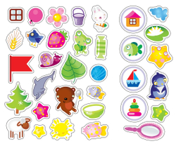 Готовим руку к письму. Дошкольная мозаика с наклейками 3-4 года