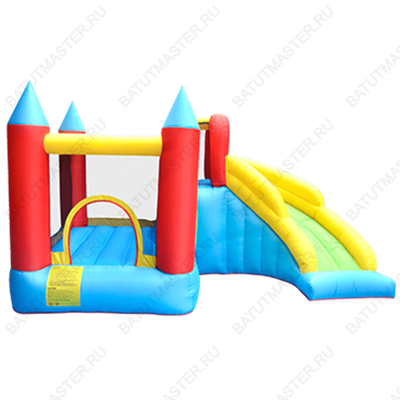 Батут для дачи "Маленький замок"  2,8*2,75*2,1 м