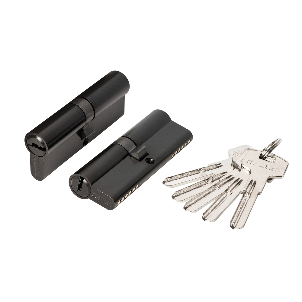 Цилиндровый механизм (200 ZA/90) 2000ZAKey90(40+10+40) BL черный 5Key