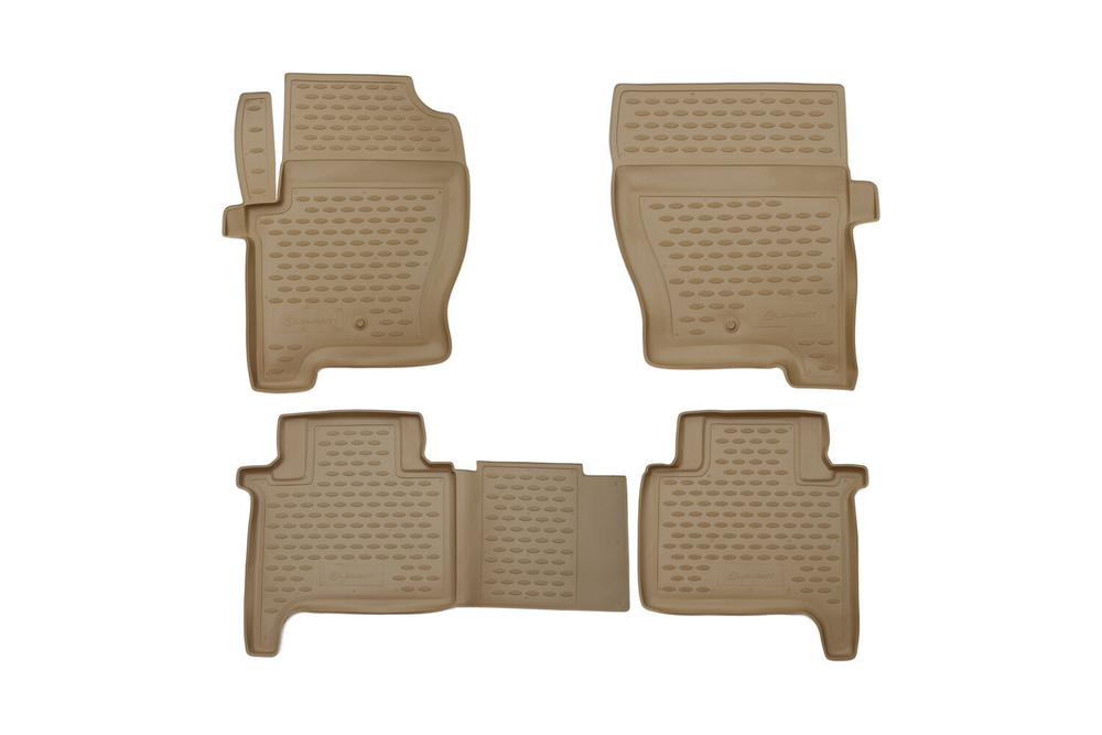 Коврики Standard, в салон LAND ROVER Range Rover Sport 2005-2012, 4 шт. (полиуретан, бежевые) Element.NLC.28.03.212