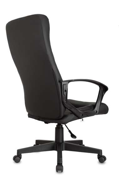 Кресло руководителя Бюрократ CH-480LT черный эко.кожа крестов. пластик