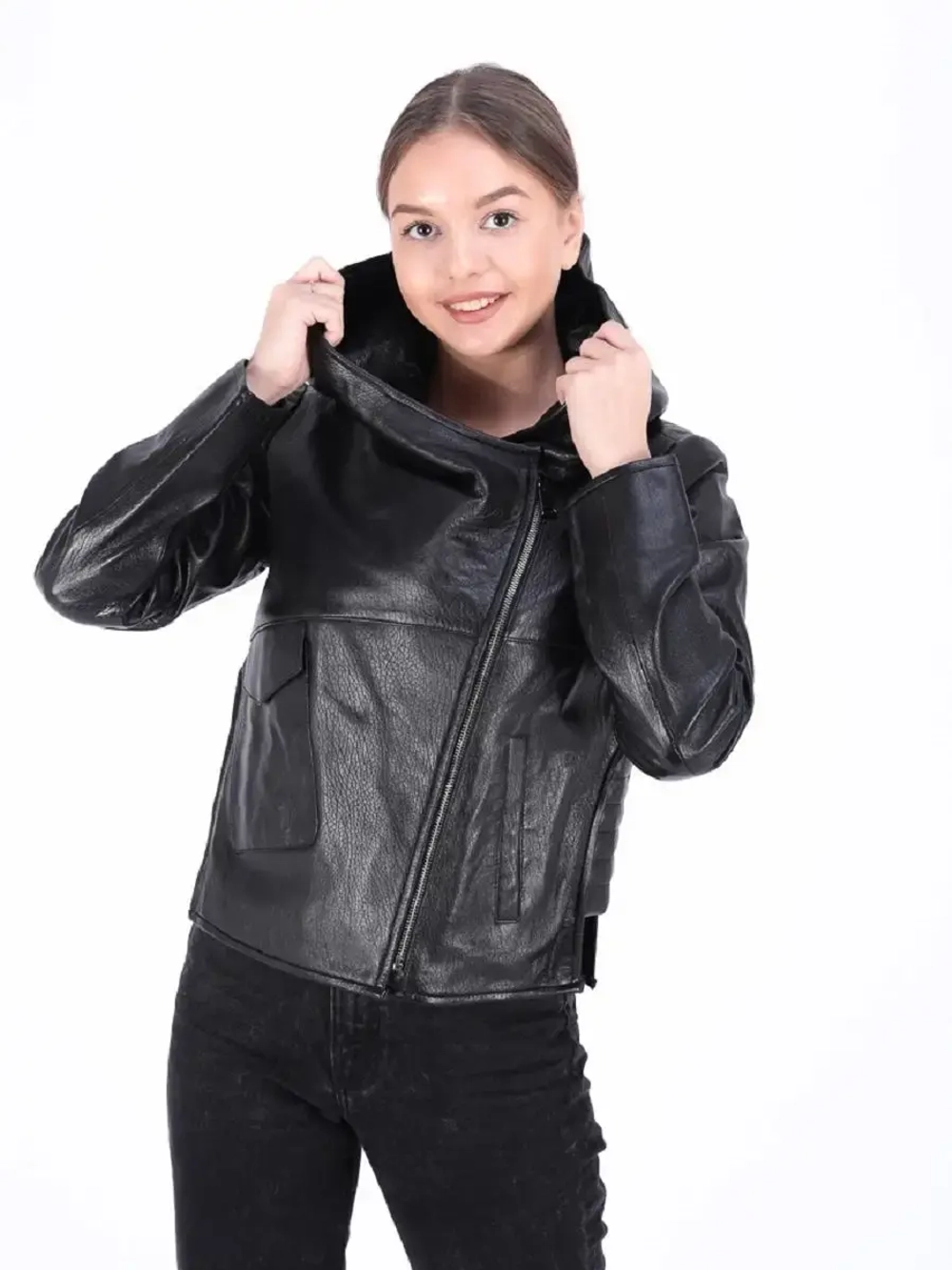 Куртка женская из натуральной кожи