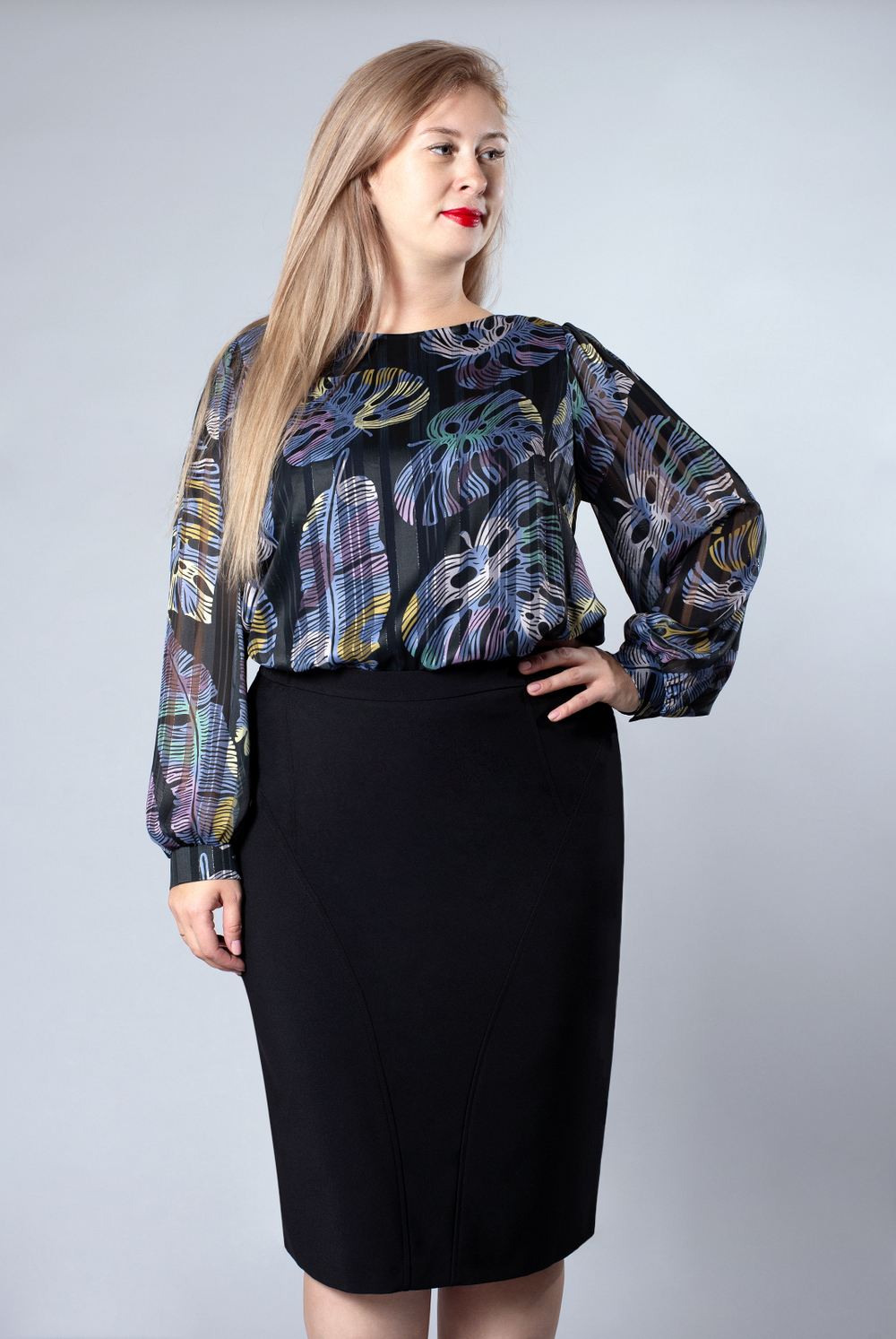 Блузка женская 3523ВЕ, листок #284Лаа093523ВЕ