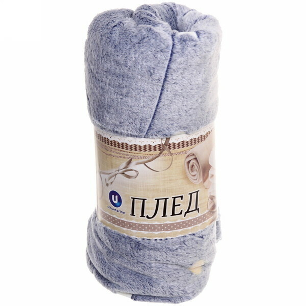 Плед 150*200см «Neon-Звездная ночь» светящийся, цвет голубой, микрофлис Ультрамарин