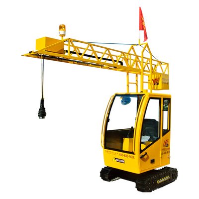 Детский аттракцион грузоподъемный кран с электромагнитом "Башенный кран"