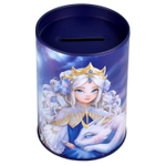 Копилка-подставка для канцелярских принадлежностей Феникс+, 10,4х7,5х7,5 см, металл. Коллекция "ПРИНЦЕССЫ":