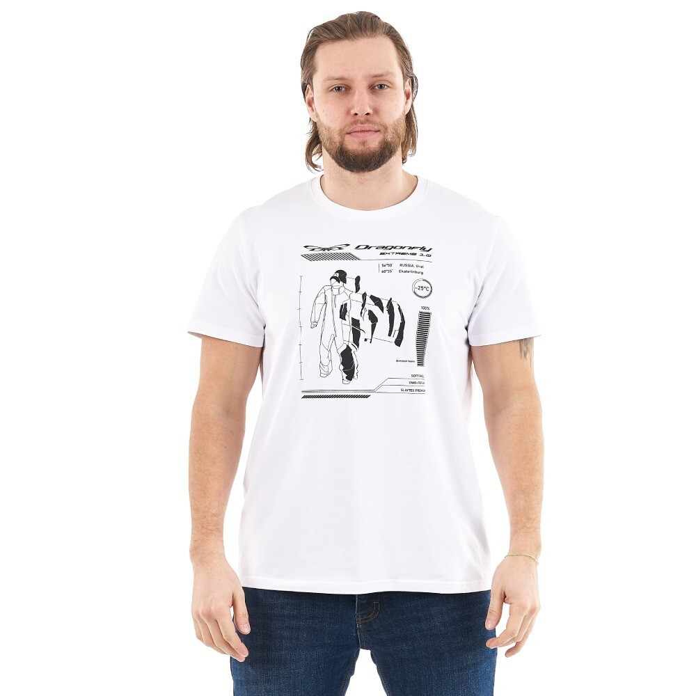 ФУТБОЛКА С ПРИНТОМ DRAGONFLY SNOW CYBORG