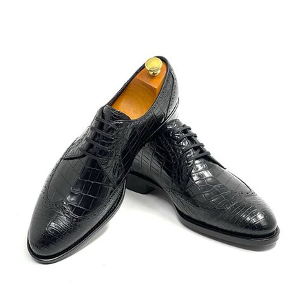 Туфли Louis Vuitton из кожи крокодила