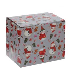 GAEM Кружка "Лесные снеговики",, 450 мл, L13 W9 H10,5 см