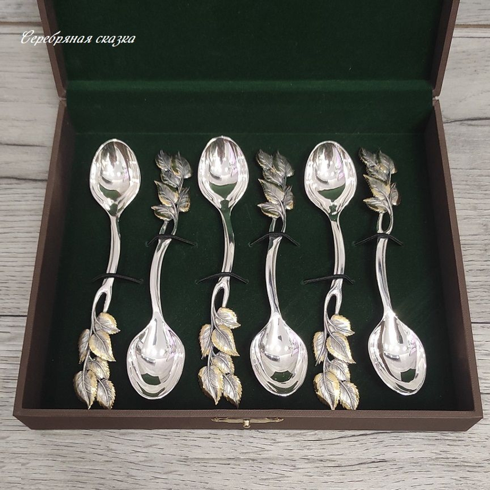 Чайная ложка Березка