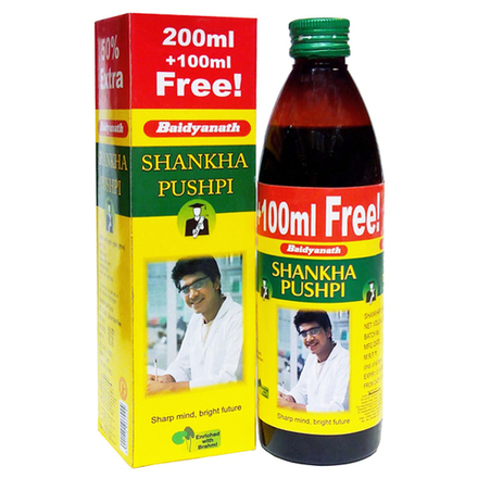 Шанкха Пушпи сироп Байдианат (Shankha Pushpi syrup Baidyanath), 300 мл