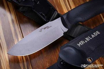 Нож "SEAL"(Stonewash, Black)