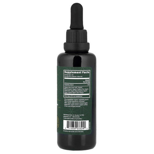 Global Healing, Raw Herbal Extract ™, средство для снятия кислотного рефлюкса, 59,2 мл (2 жидк. Унции)