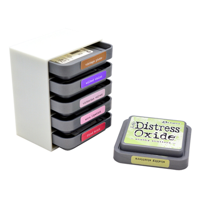 Модуль стеллажа для ш/п Distress 2.0 / Белый глянцевый