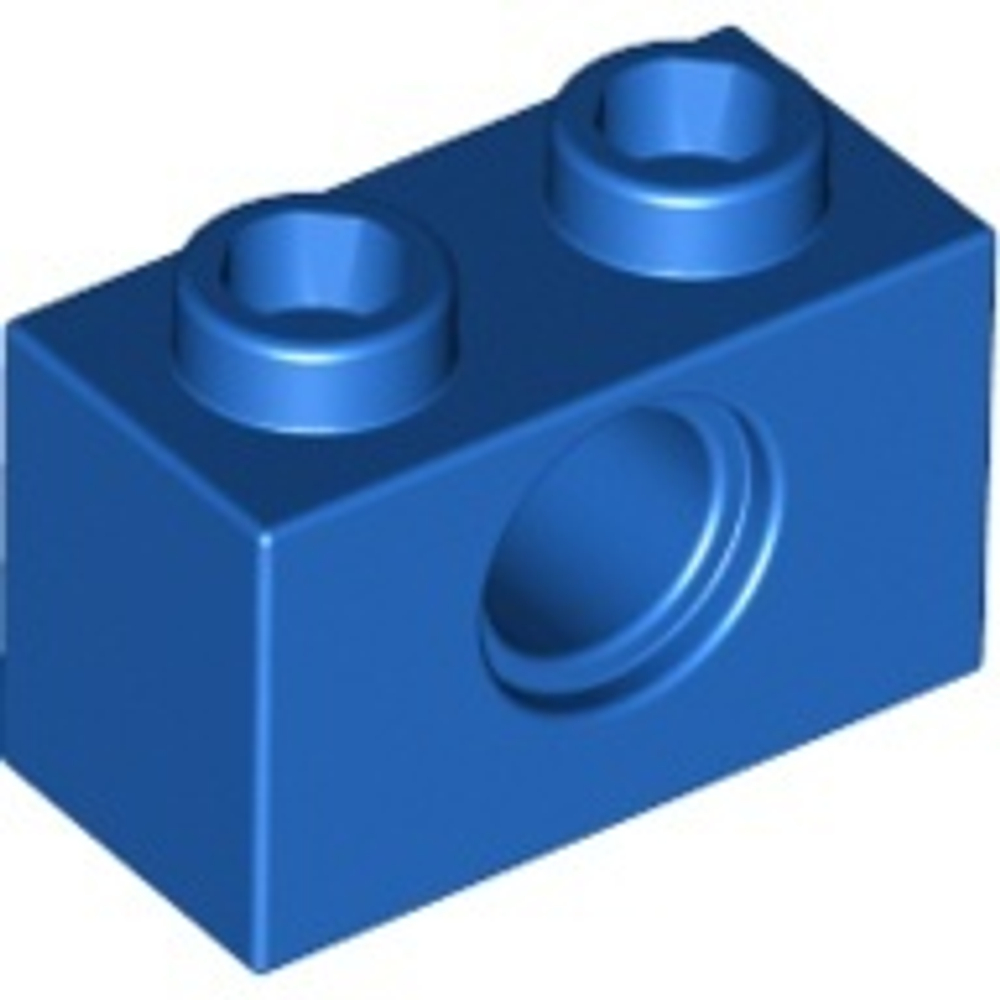 Lego Кирпич 1x2 R4.9 (синий) 370023