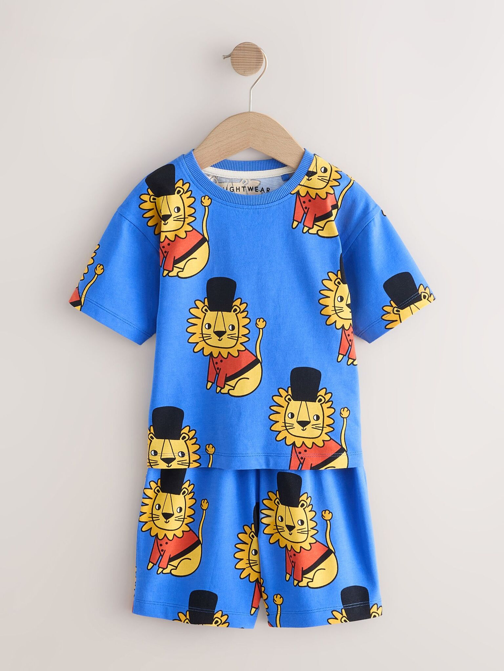 Пижама для мальчика Next AJ4-852, 3 шт., Синий, Бежевый, Красный