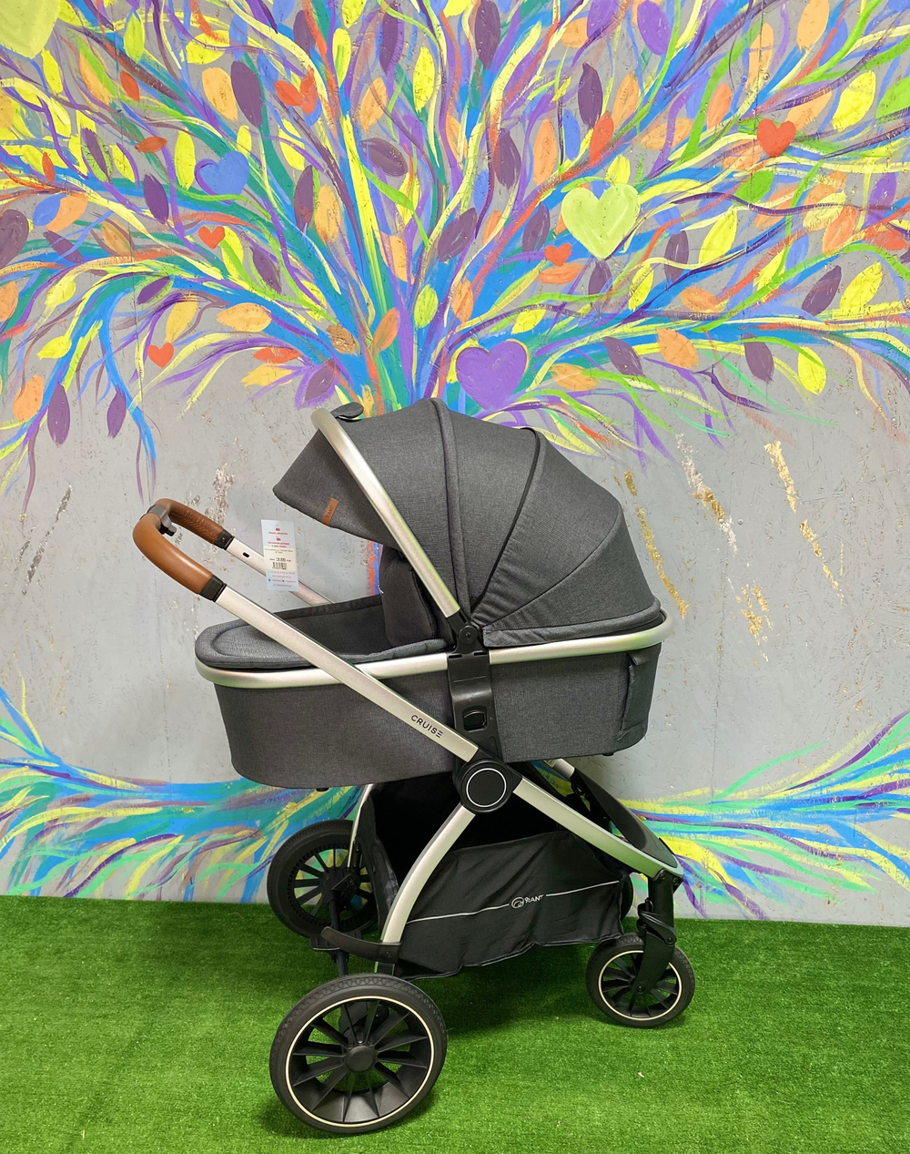 Коляска детская 2-в-1 "CRUISE" RA320 Jet Carbon